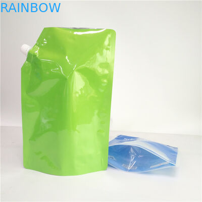 Le bec pliable en plastique met en sac Bpa de empaquetage librement 3L 5L 10L pour l'eau potable