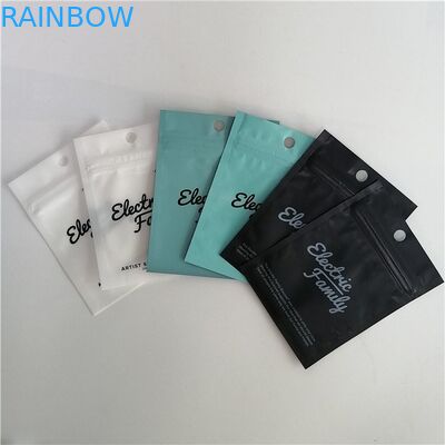 Sachets en matière plastique de serrure de fermeture éclair de papier d'aluminium empaquetant le côté trois rescellable scellé