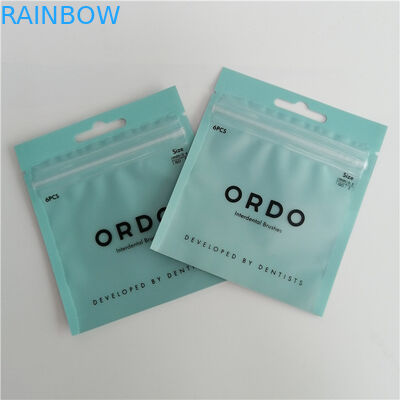 Sachets en matière plastique de serrure de fermeture éclair de papier d'aluminium empaquetant le côté trois rescellable scellé