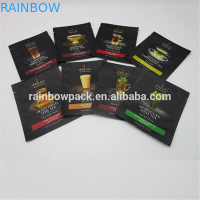 Nourriture rescellable de sac de serrure de fermeture éclair scellée trois par côtés de papier d'aluminium étanche à l'humidité