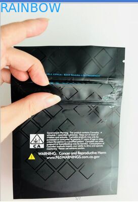 Poche olographe de mauvaise herbe de fermeture éclair de serrure en plastique de sachets de biscuits durables de Runtz Mylar adaptée aux besoins du client
