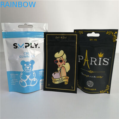 L'impression de gravure se tiennent met en sac la preuve d'odeur pour la feuille de mauvaise herbe de Sherbinskis Bacio Gelato