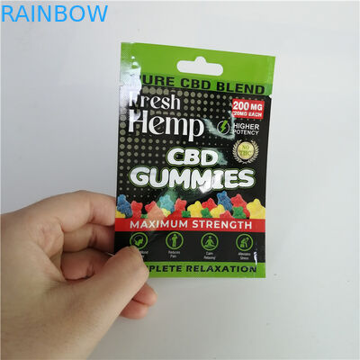 Sacs à thé zip-lock en plastique empaquetant biodégradable rescellable de sacs pour la nourriture/fruits secs