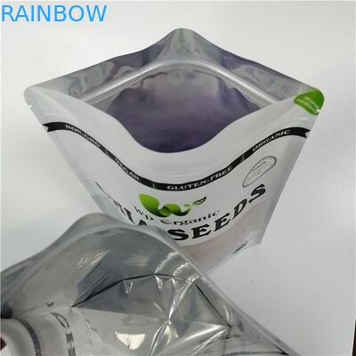 Poches de souffle de la pâte de biscuit d'emballage de sac de casse-croûte de preuve d'odeur avec Windows brumeux avant