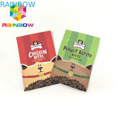 Les sachets en matière plastique zip-lock de Mylar empaquetant l'alimentation d'animal familier traite l'impression de Gravnre de sacs