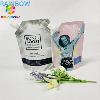 La catégorie comestible de Doypack tiennent l'emballage liquide facial de nettoyage réutilisable de masque de gel de poches