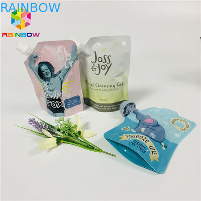 La catégorie comestible de Doypack tiennent l'emballage liquide facial de nettoyage réutilisable de masque de gel de poches