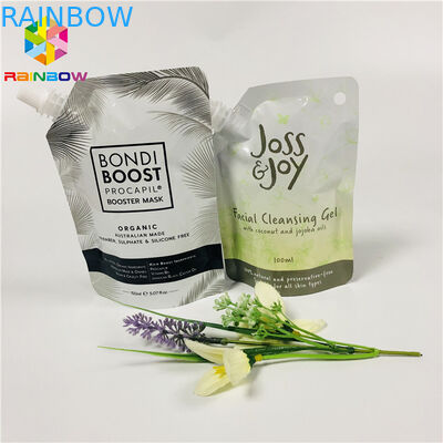 La catégorie comestible de Doypack tiennent l'emballage liquide facial de nettoyage réutilisable de masque de gel de poches