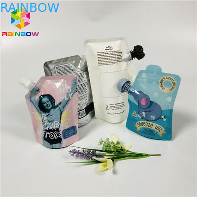 La catégorie comestible de Doypack tiennent l'emballage liquide facial de nettoyage réutilisable de masque de gel de poches