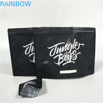 3.5g 28g tiennent la preuve d'odeur de sacs de poche de tirette adaptée aux besoins du client pour l'mauvaise herbe/feuille de tabac