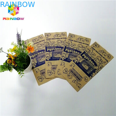 Sac de casse-croûte de soudure à chaud empaquetant le stockage réutilisé biodégradable de maïs éclaté de casse-croûte