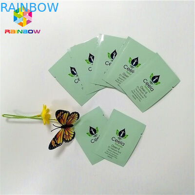 Multi - dessus en pastel coloré de sacs de soudure à chaud d'aluminium de Mylar ouvert avec l'entaille 6x9cm de larme