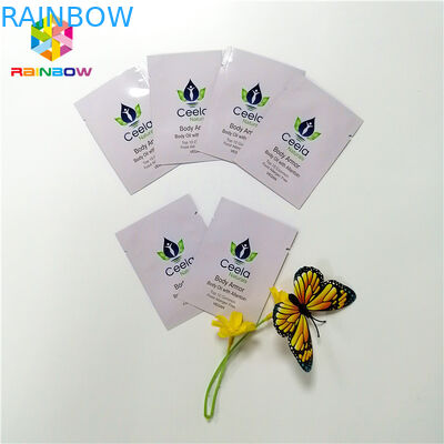 Multi - dessus en pastel coloré de sacs de soudure à chaud d'aluminium de Mylar ouvert avec l'entaille 6x9cm de larme