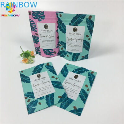 Le casse-croûte imprimé par coutume élevée de papier d'aluminium de barrière met en sac pour le sel/corps de mer frottent