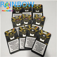 3.5g la preuve que rescellable Mylar d'odeur met en sac K se tiennent vers le haut des poches pour l'emballage d'huile de chanvre de mauvaise herbe de CBD