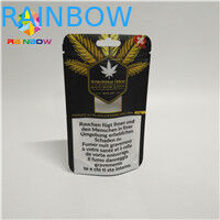 3.5g la preuve que rescellable Mylar d'odeur met en sac K se tiennent vers le haut des poches pour l'emballage d'huile de chanvre de mauvaise herbe de CBD
