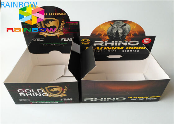 Boîte de papier d'affichage écologique, emballage de barre d'énergie de casse-croûte de compteur de boîte d'enveloppe de cadeau