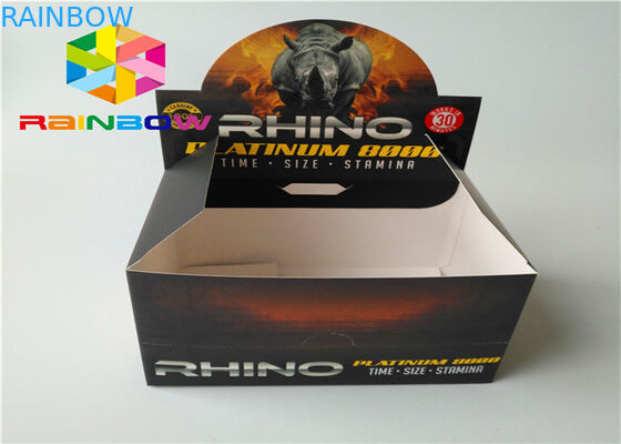 Contre- boîte de présentation au détail ondulée de papier réutilisée pour le jus liquide d'e d'e de Vape de vapeur