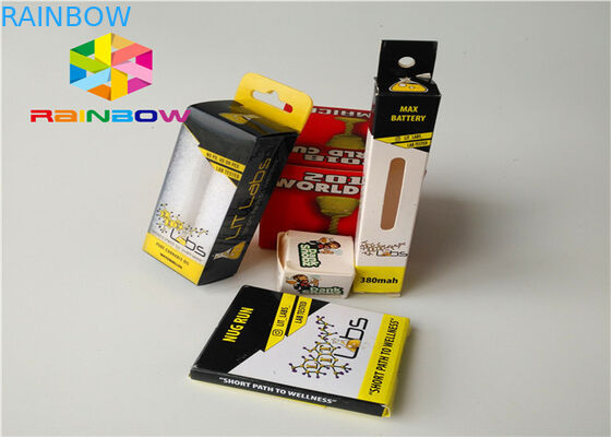 Contre- boîte de présentation au détail ondulée de papier réutilisée pour le jus liquide d'e d'e de Vape de vapeur