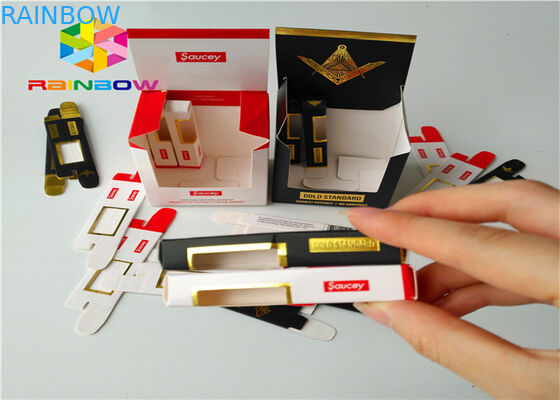 Boîte de papier de longue durée de vie empaquetant 0.5ml - emballage de bouteille de compte-gouttes d'huile de 30ml CBD