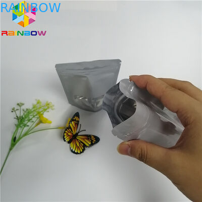 L'emballage brillant de poche de papier d'aluminium tiennent la soudure à chaud de preuve d'odeur de Mylar avec la fenêtre