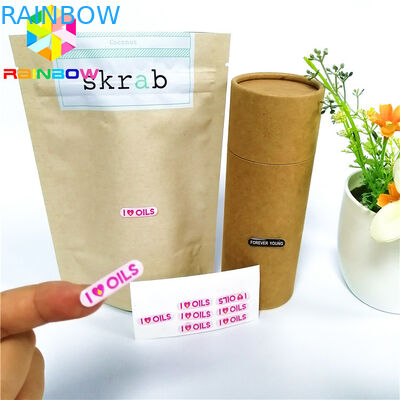 Imperméabilisez l'impression faite sur commande de l'autocollant 3D de logo voûté époxyde auto-adhésif en métal