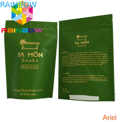 L'emballage rescellable de poche d'aluminium tiennent le corps que le sucre frottent la soudure à chaud de sacs de sel de mer