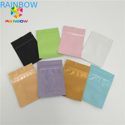 3 x 4 approbation en aluminium d'OIN 9001 de soudure à chaud de catégorie comestible d'emballage de poche d'aluminium de pouce