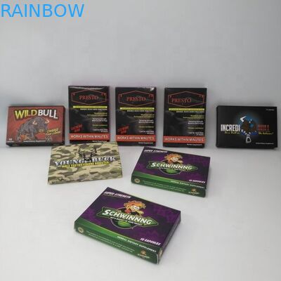 Poches faites sur commande pliables empaquetant 300gsm le jour du carton 7 boîte de pilule de 2 jours