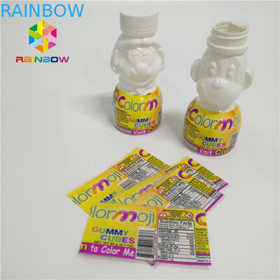 La douille en plastique de rétrécissement de PVC marque l'enveloppe sensible à la chaleur pour le cou de bouteille de boisson