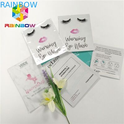 3 couches de masque de papier d'aluminium de sac de poche cosmétique vide stratifiée de masque rescellable