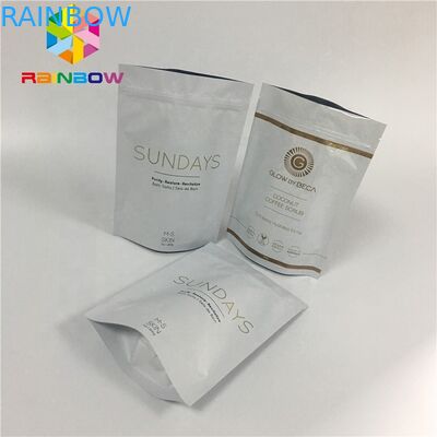 3 couches de masque de papier d'aluminium de sac de poche cosmétique vide stratifiée de masque rescellable