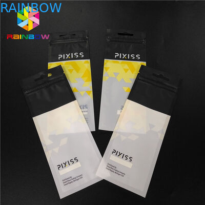 L'odeur Mylar stratifié par preuve zip-lock tiennent le logo fait sur commande clair d'impression de poches