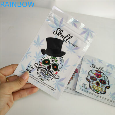 3.5g Mylar met en sac l'emballage de papier d'aluminium pour des mauvaises herbes/de fines herbes fait sur commande/pilules