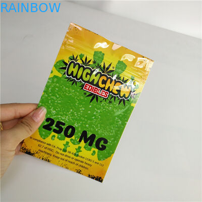 3.5g Mylar met en sac l'emballage de papier d'aluminium pour des mauvaises herbes/de fines herbes fait sur commande/pilules