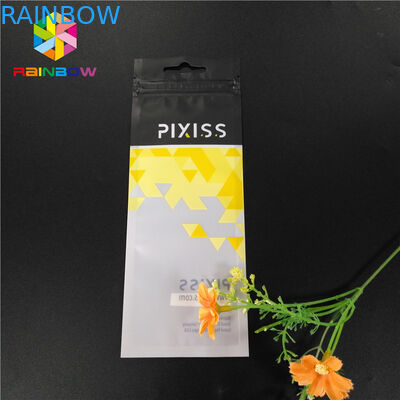 La coutume mate a imprimé les sachets en matière plastique empaquetant la soudure à chaud zip-lock de sacs de Mylar