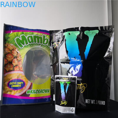 La preuve d'odeur en plastique tiennent des sacs d'emballage de Mylar de fleurs de poche rescellables