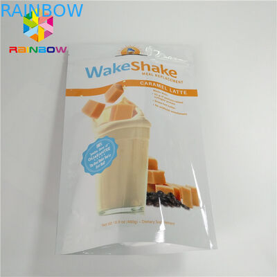 Les sachets en matière plastique de catégorie comestible empaquetant, le papier d'aluminium se tiennent met en sac les biens zip-lock