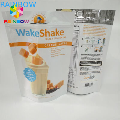 Les sachets en matière plastique de catégorie comestible empaquetant, le papier d'aluminium se tiennent met en sac les biens zip-lock