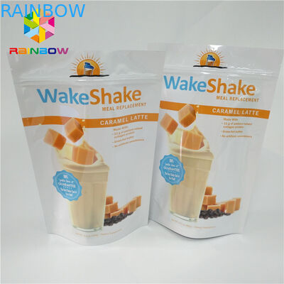 Les sachets en matière plastique de catégorie comestible empaquetant, le papier d'aluminium se tiennent met en sac les biens zip-lock