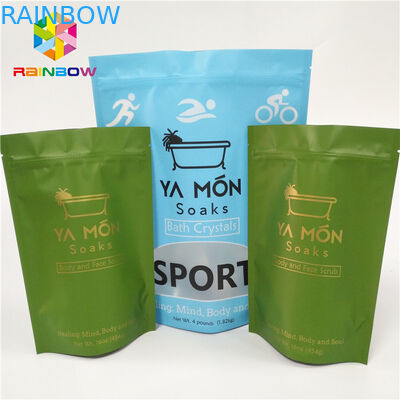 Les sachets en matière plastique de catégorie comestible empaquetant, le papier d'aluminium se tiennent met en sac les biens zip-lock