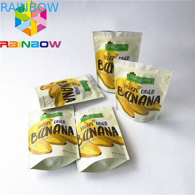 Sachets en matière plastique faits sur commande de logo empaquetant les sacs brillants de Doypack de tirette de Mylar de graine de mauvaise herbe d'aluminium