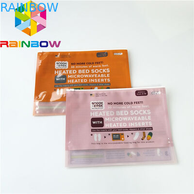 L'empaquetage de sachets en matière plastique de vêtement des sous-vêtements des hommes se tiennent glissant la coutume de sac de tirette