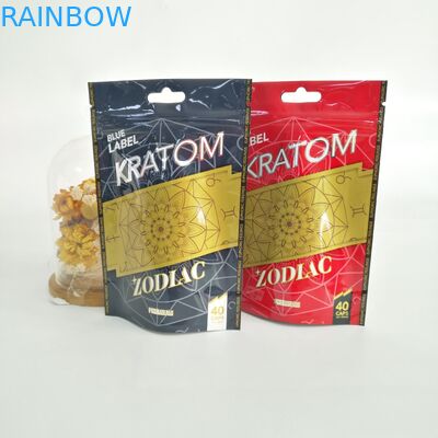 L'emballage zip-lock Mylar en plastique met en sac le matériel de catégorie comestible pour la poudre/pilule/chanvre