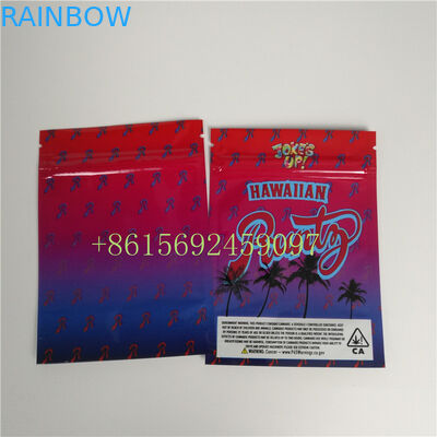 Poche de fines herbes de biscuit de mauvaise herbe de Runtz de garçons de jungle d'emballage d'encens de serrure en plastique de fermeture éclair