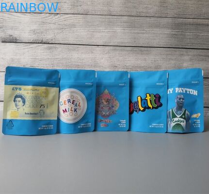 Nouvellement les biscuits chauds de vente mettent en sac avec les autocollants olographes de biscuits le sac de Mylar de preuve d'odeur pour l'emballage de mauvaise herbe