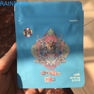 Nouvellement les biscuits chauds de vente mettent en sac avec les autocollants olographes de biscuits le sac de Mylar de preuve d'odeur pour l'emballage de mauvaise herbe