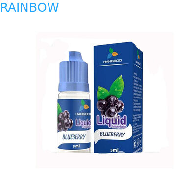 Boîte de papier pliable empaquetant l'autocollant liquide de bouteille de l'huile E de 10ml 15ml 30ml CBD