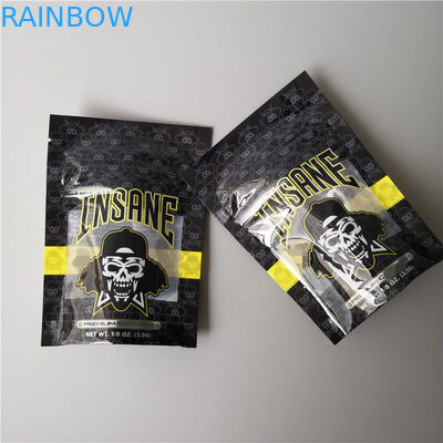 Biscuits zip-lock de la Californie de sachets en plastique d'emballage de preuve d'odeur empaquetant la surface mate