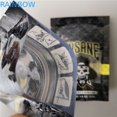 Biscuits zip-lock de la Californie de sachets en plastique d'emballage de preuve d'odeur empaquetant la surface mate